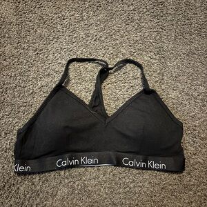 Calvin Klein Black Racerback Bra